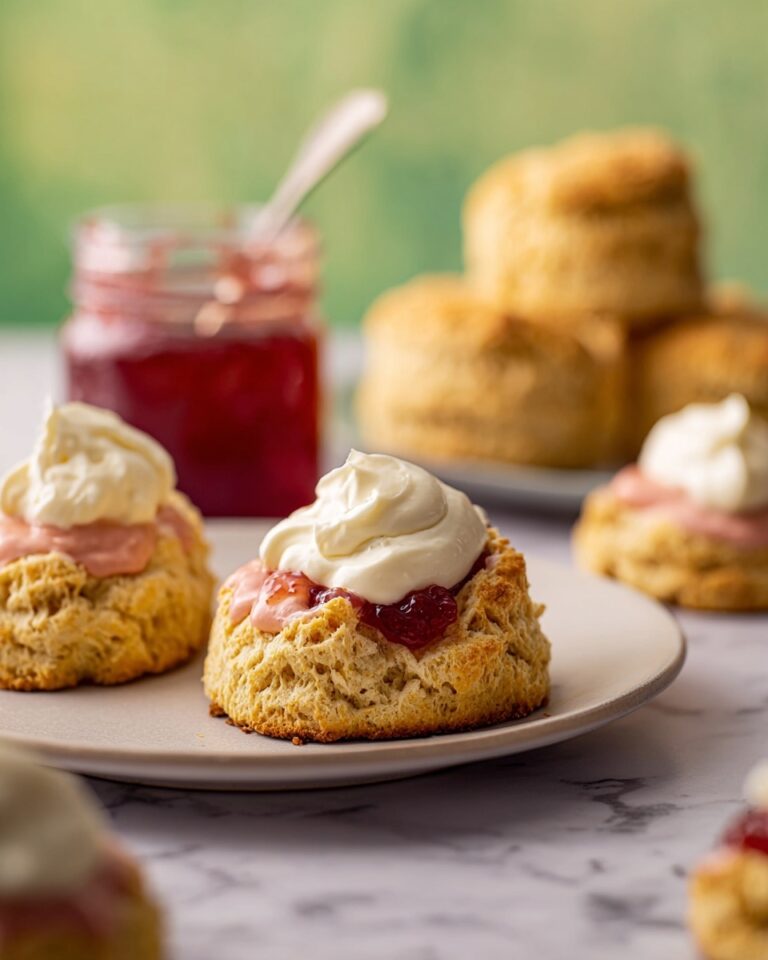Rhubarb & Custard Scones Recipe