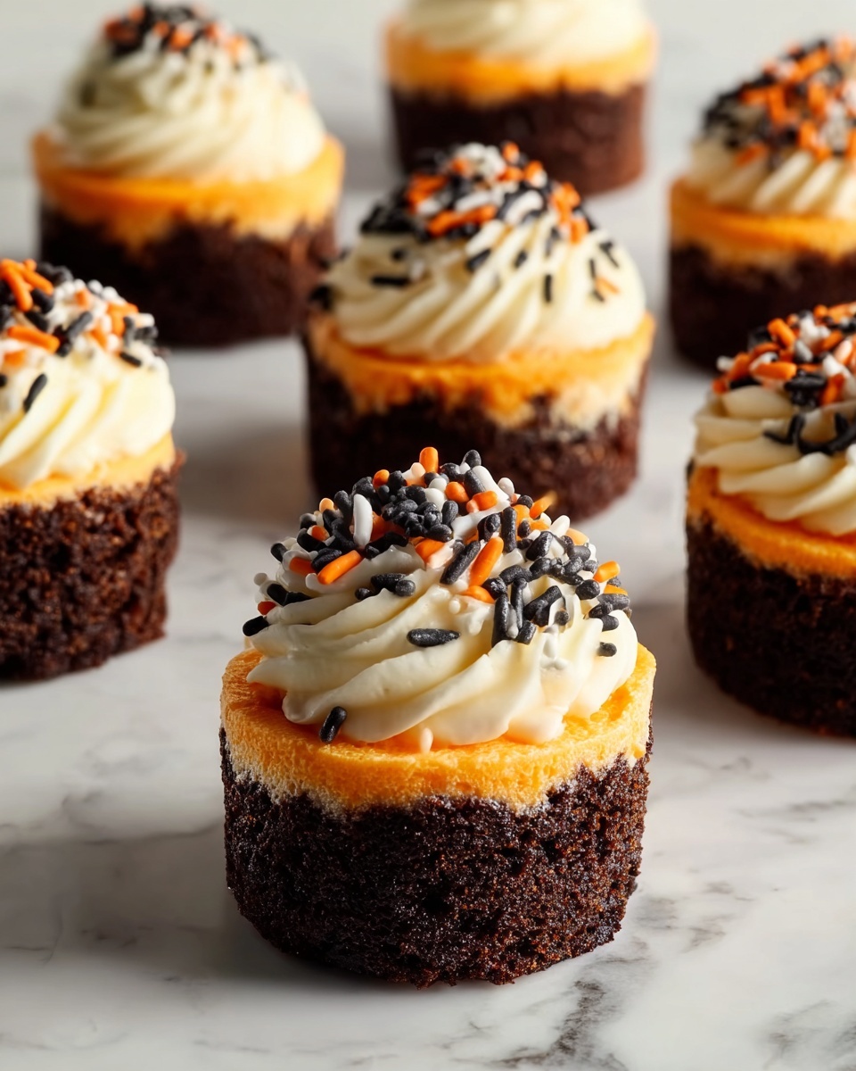 Brownie Cupcake Halloween Treats Recipe - Recipe Image