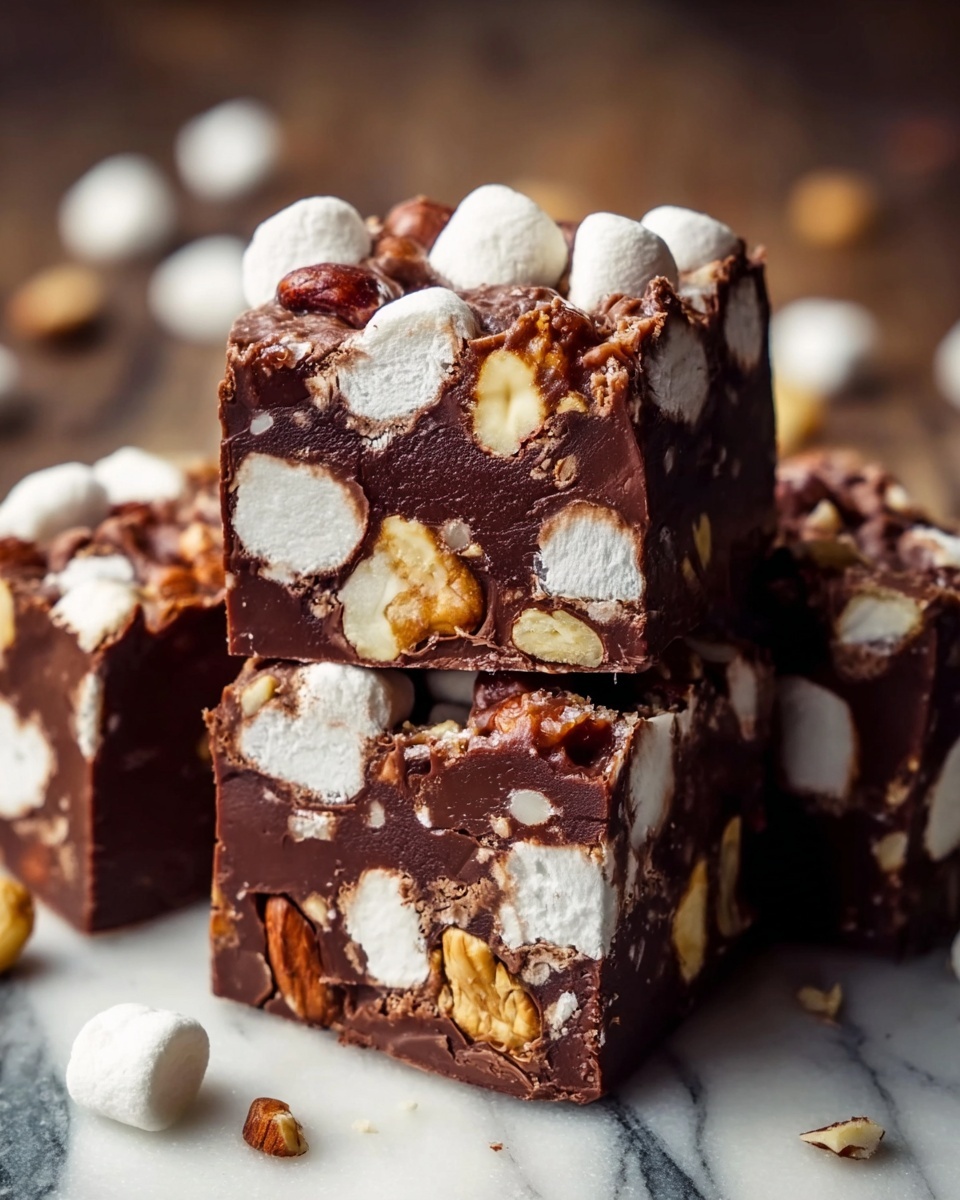 Rocky Road Candy Recipe - Recipe Image