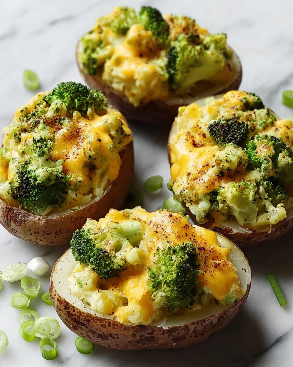 Broccoli Cheese Baked Potatoes Recipe - Recipe Image