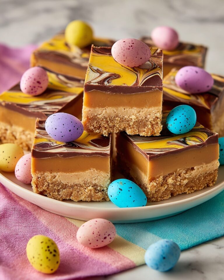 Easter Millionaire’s Squares Recipe