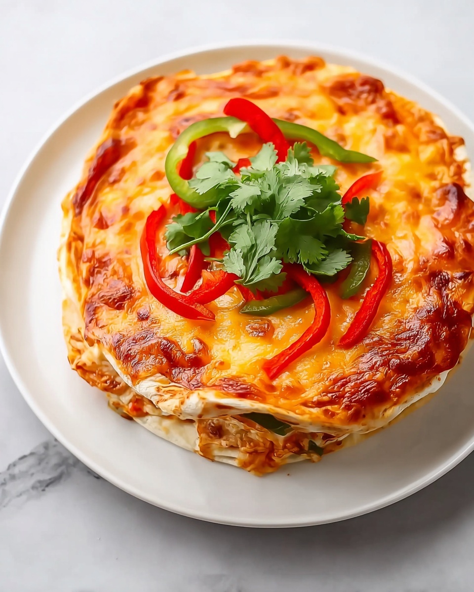 Cheesy Chicken Fajita Casserole Recipe - Recipe Image