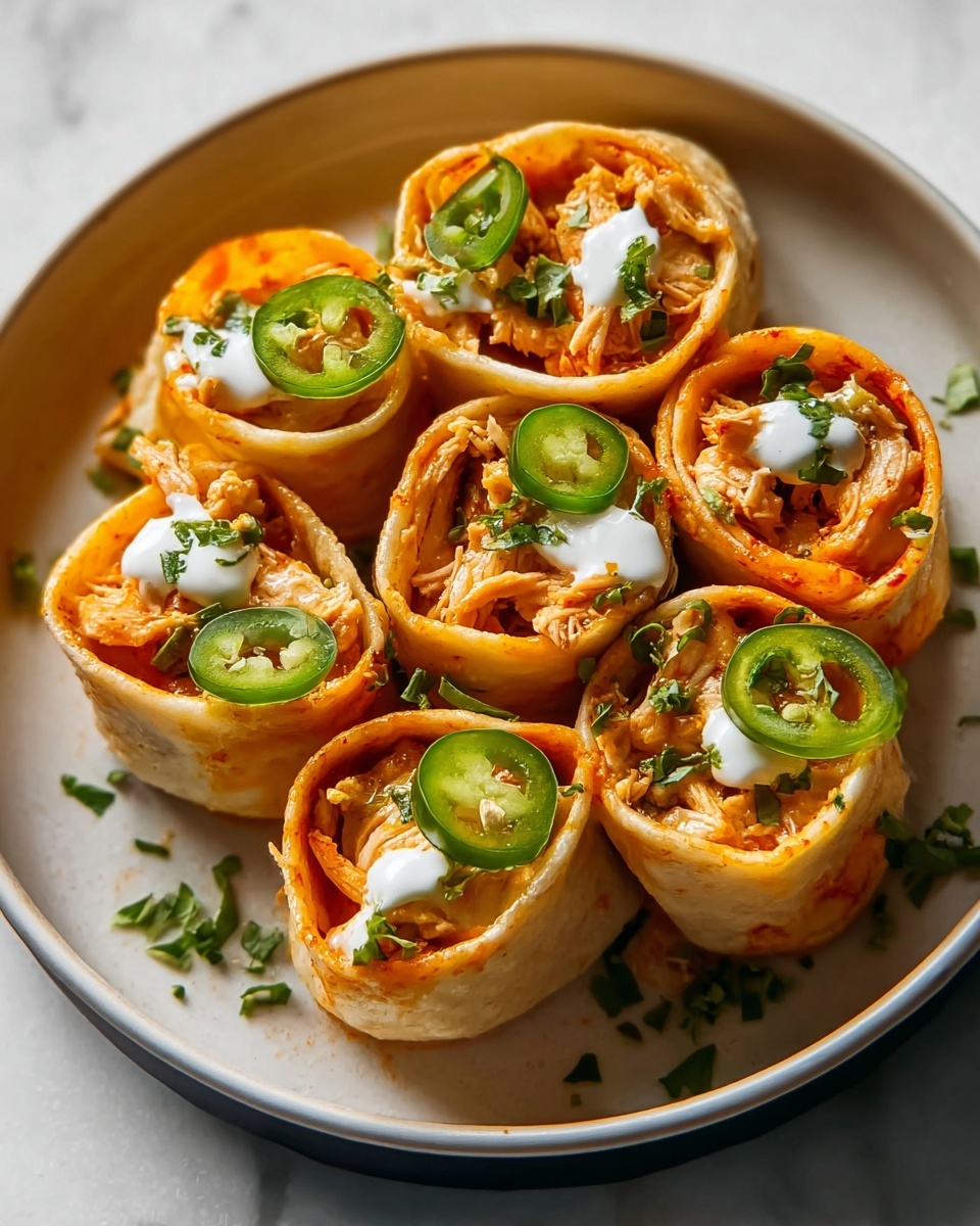 Jalapeño Cream Cheese Chicken Taquitos with Buffalo Sauce Recipe - Recipe Image