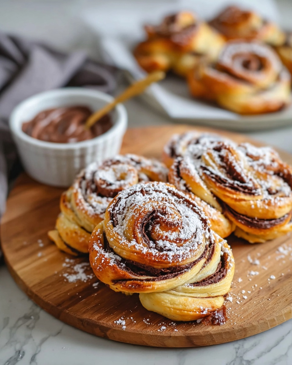 Nutella Puff Pastries Recipe - Recipe Image