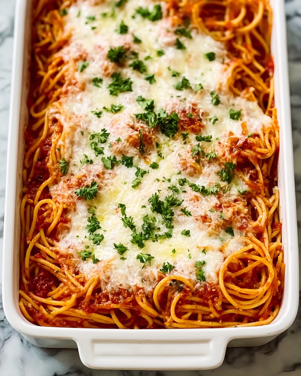 Baked Spaghetti with Cream Cheese Recipe - Recipe Image