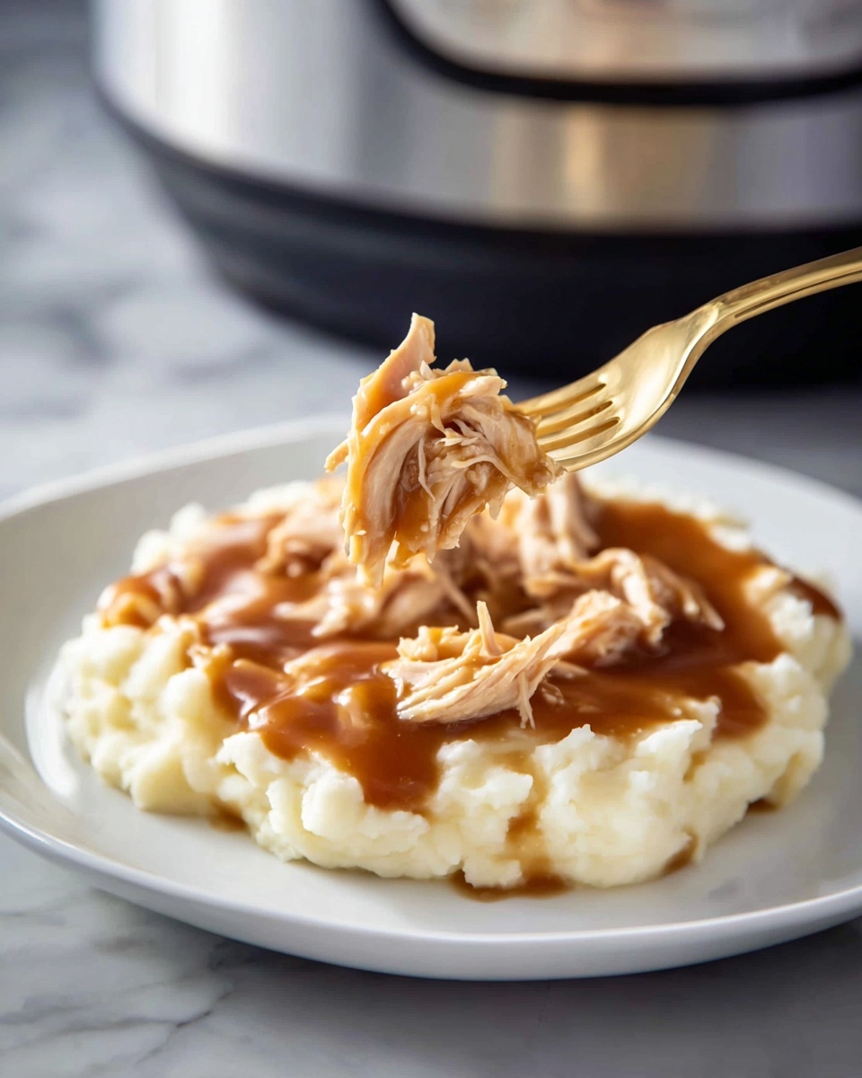 Crock Pot Chicken and Gravy Recipe - Recipe Image