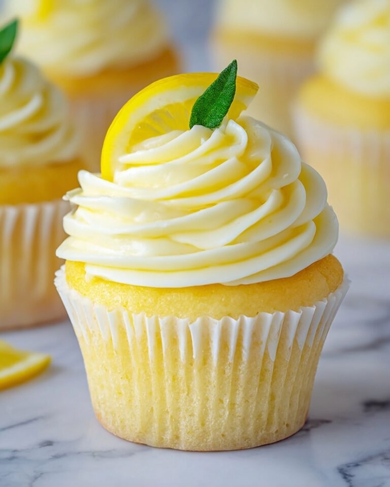 Cheesecake Stuffed Lemon Cupcakes with Lemon Frosting Recipe