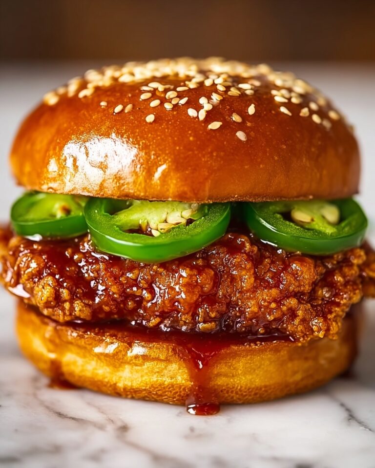 Jalapeno Honey Drenched Crispy Fried Chicken Sandwich Recipe