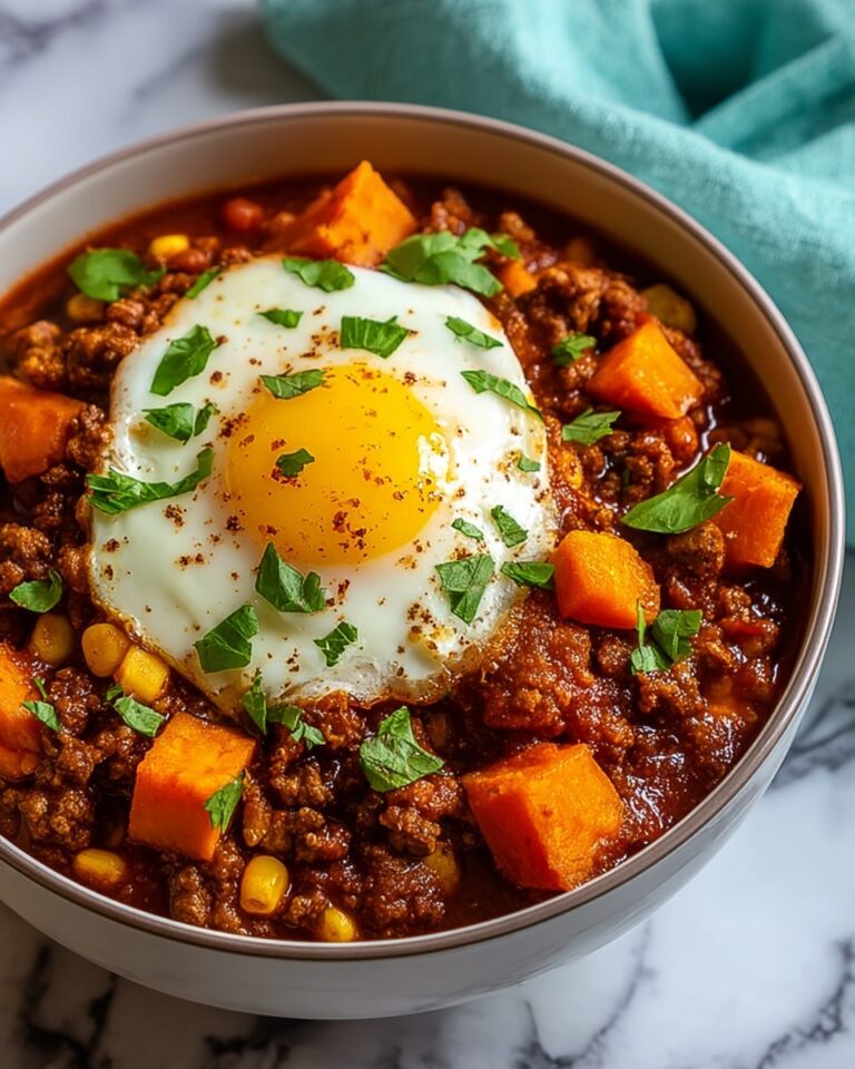 Chorizo Breakfast Chili with Sweet Potatoes Recipe