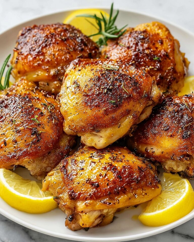 Juicy Baked Chicken Thighs Recipe