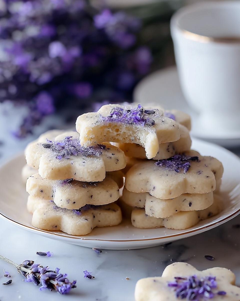 Lavender Shortbread Cookies Recipe - Recipe Image