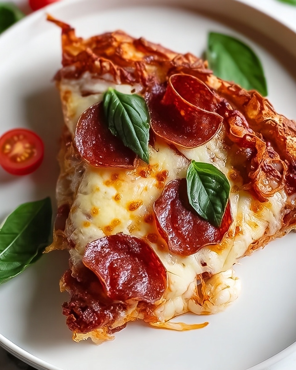 Hearty Pizza Casserole Pie Recipe - Recipe Image