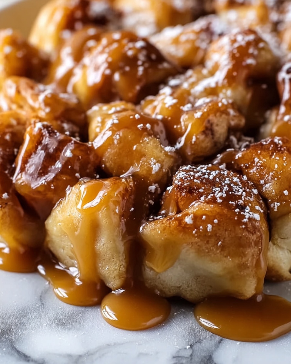 Caramel Apple Cinnamon Roll Dump Cake Recipe - Recipe Image