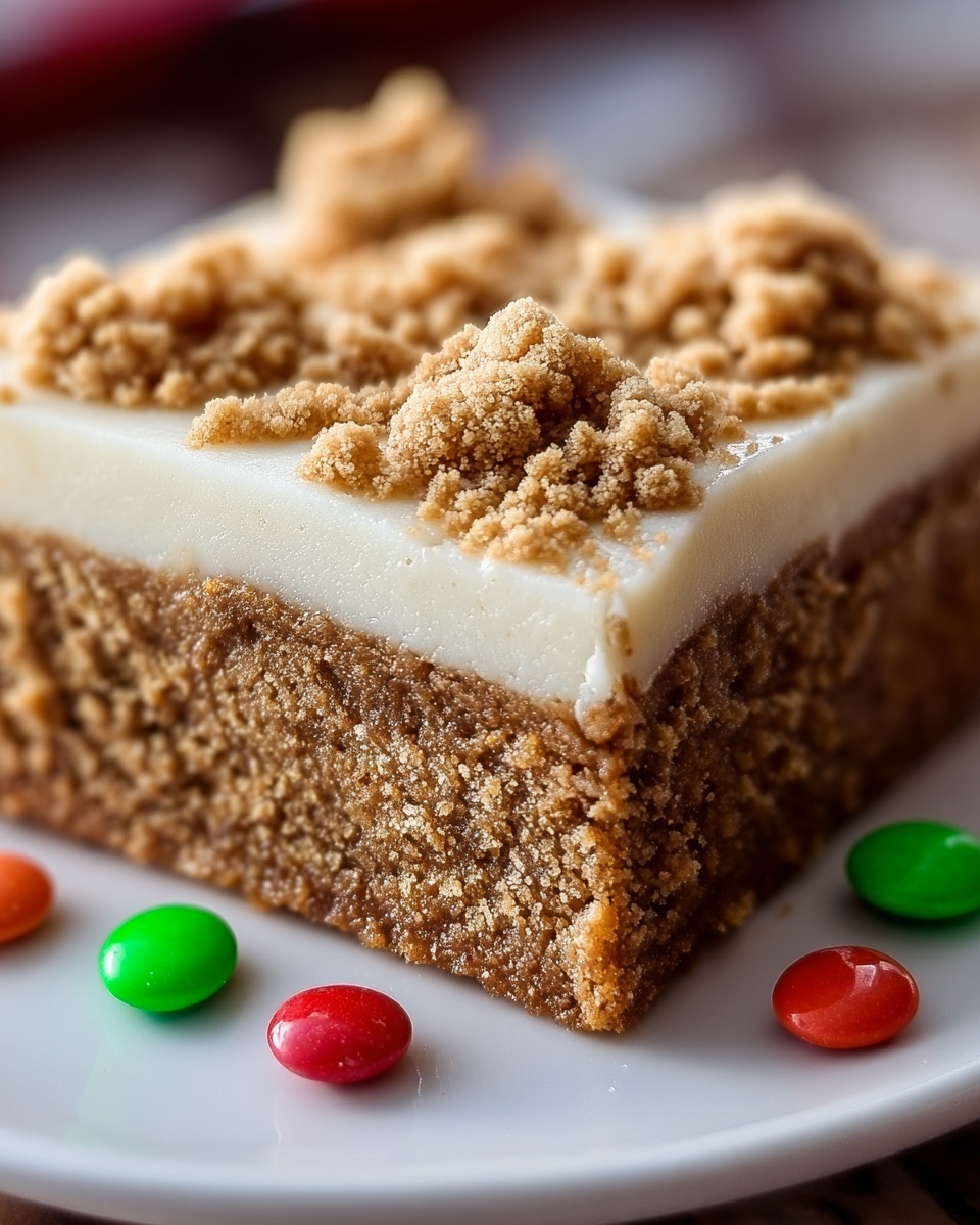 Gingerbread Cookie Bars Recipe - Recipe Image