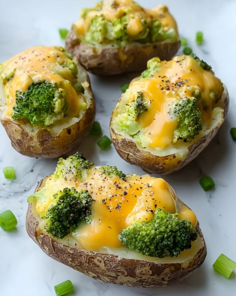 Broccoli Cheese Baked Potatoes Recipe