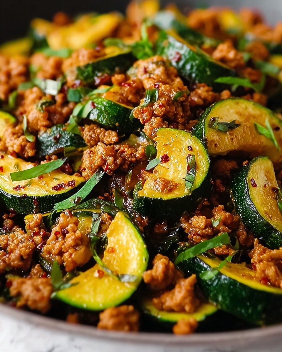 Ground Turkey Zucchini Skillet Recipe - Recipe Image