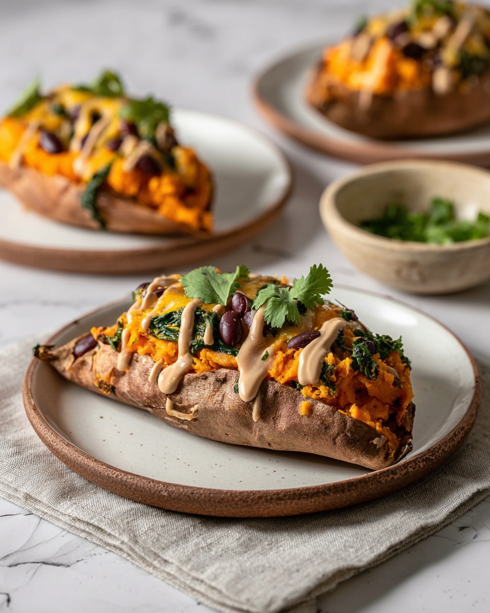 Stuffed Sweet Potatoes with Black Beans, Corn, and Avocado Recipe - Recipe Image