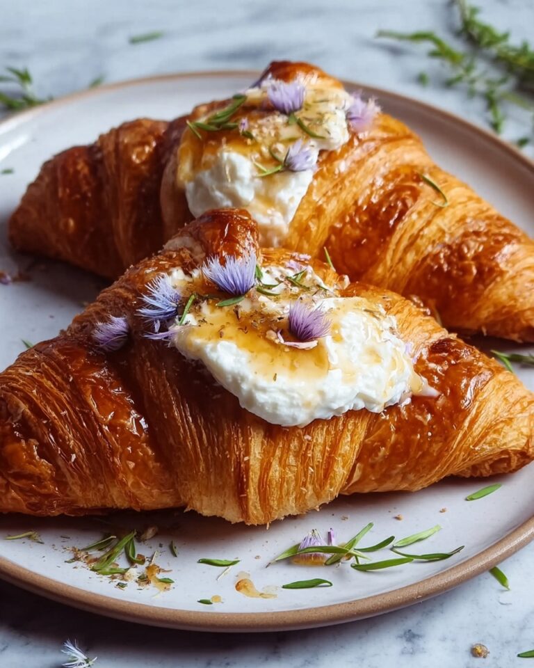 Whipped Ricotta & Burnt Honey Croissants Recipe