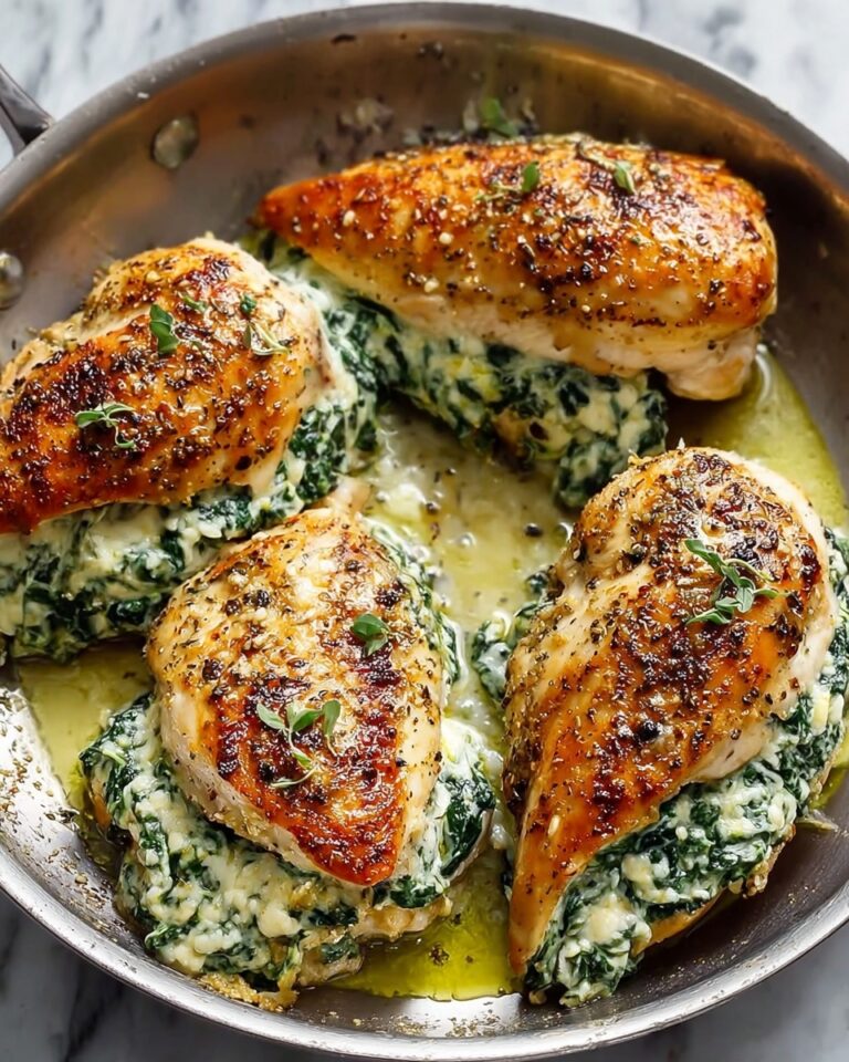 Spinach Artichoke Stuffed Chicken Breast Recipe