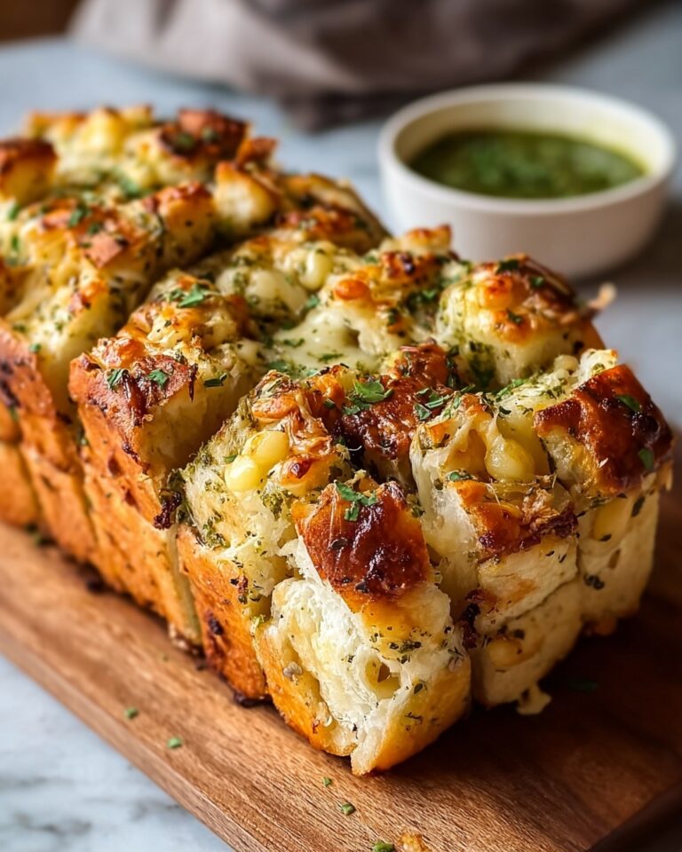 Garlic Herb and Cheese Pull-Apart Bread Recipe