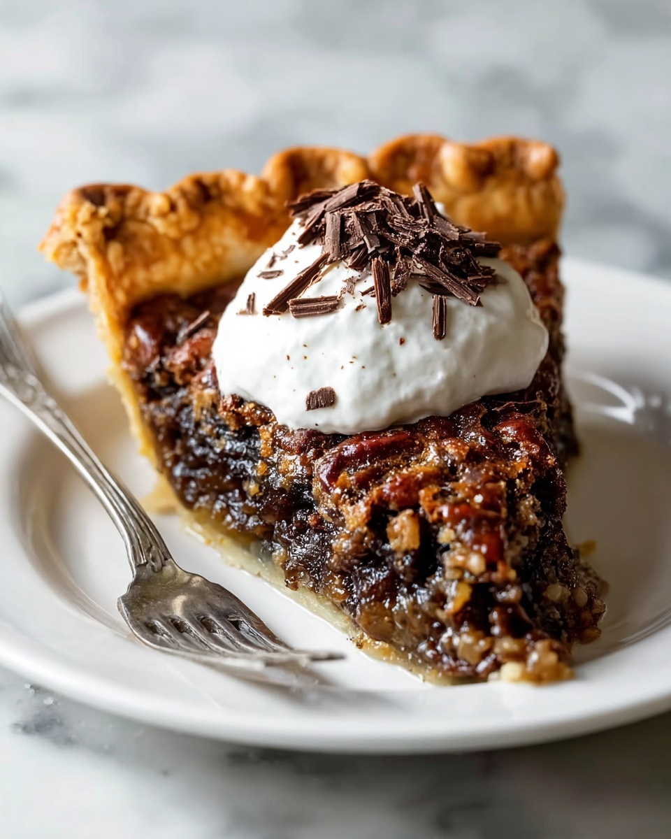 Dark Chocolate Pecan Pie Recipe - Recipe Image