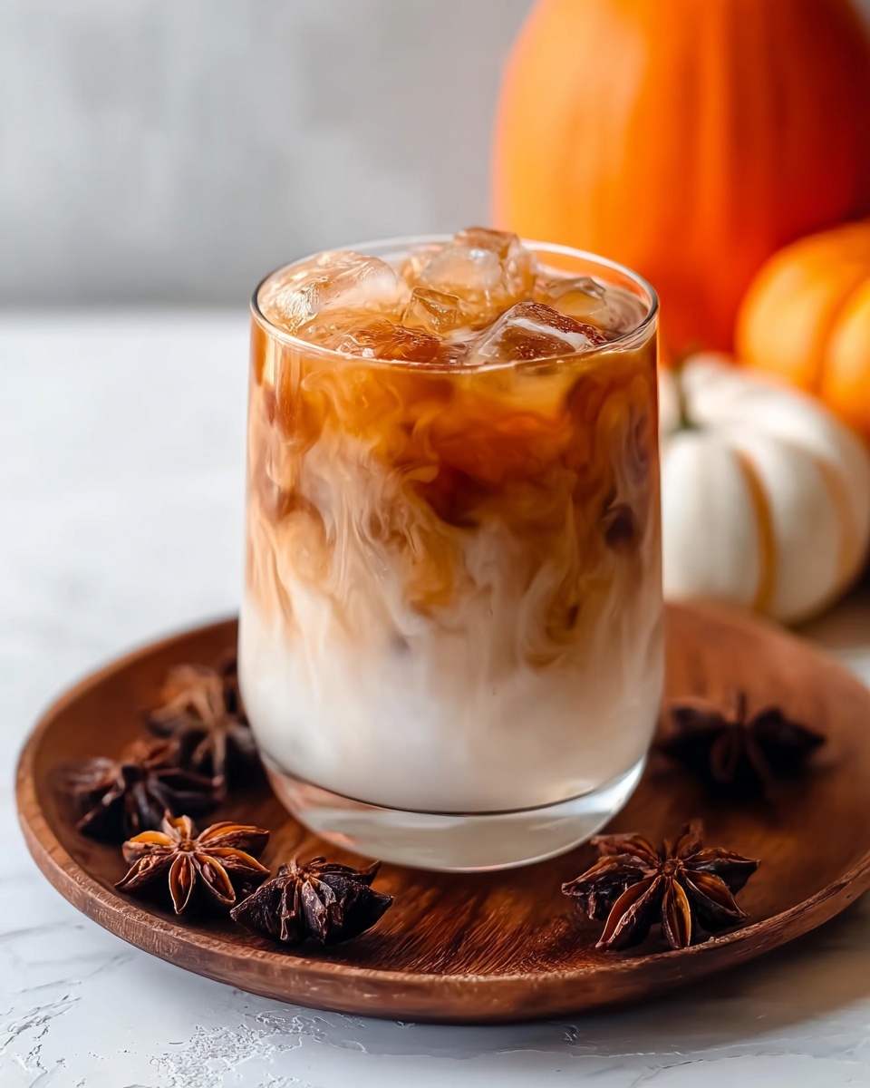 Iced Pumpkin Cream Chai Tea Latte (Starbucks Copycat) Recipe - Recipe Image