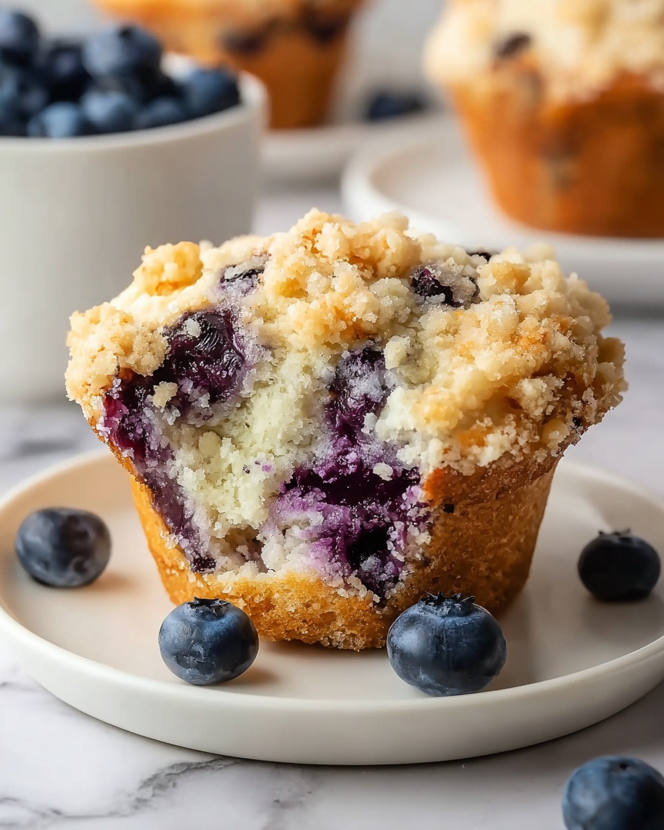 Blueberry Cream Cheese Muffins Recipe - Recipe Image