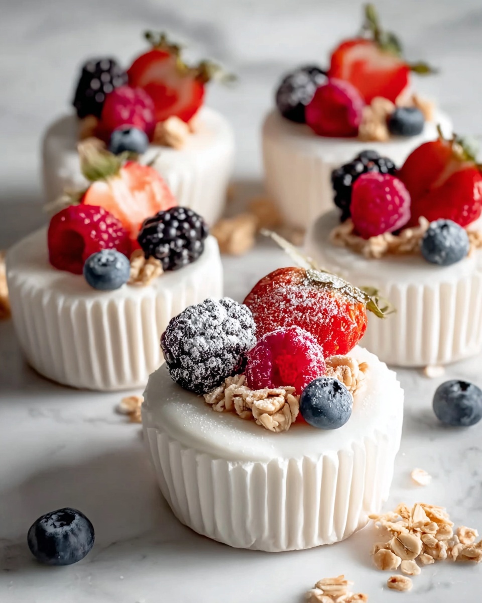 Frozen Yogurt Granola Cups Recipe - Recipe Image