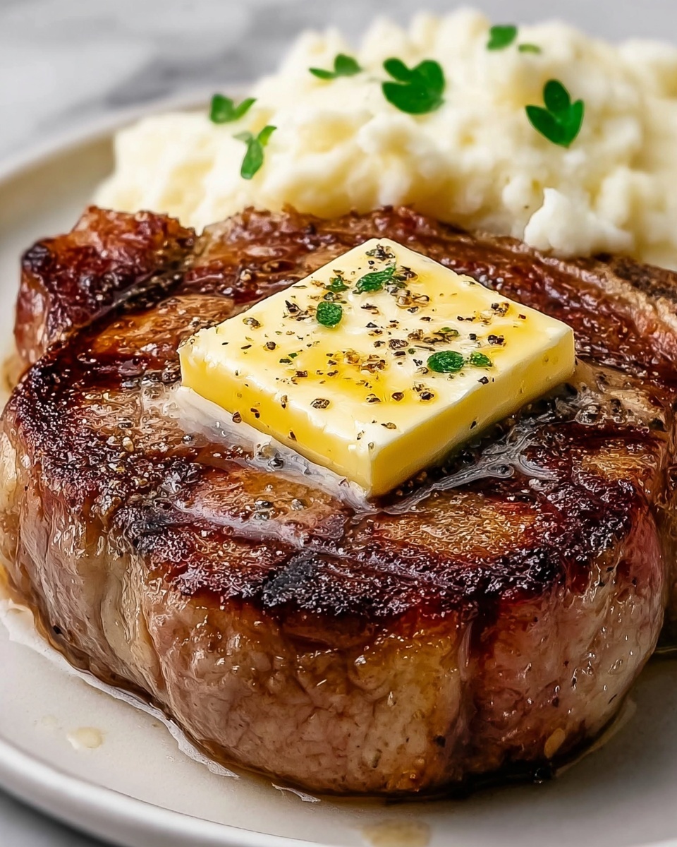 Marinated Air Fryer Ribeye Steak Recipe - Recipe Image