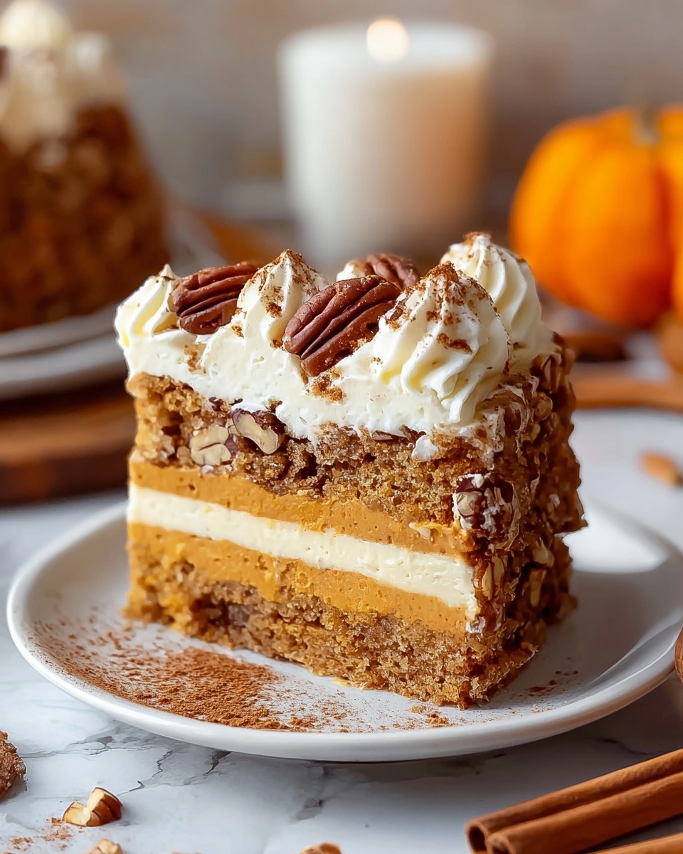Spiced Pumpkin Earthquake Cake Recipe - Recipe Image