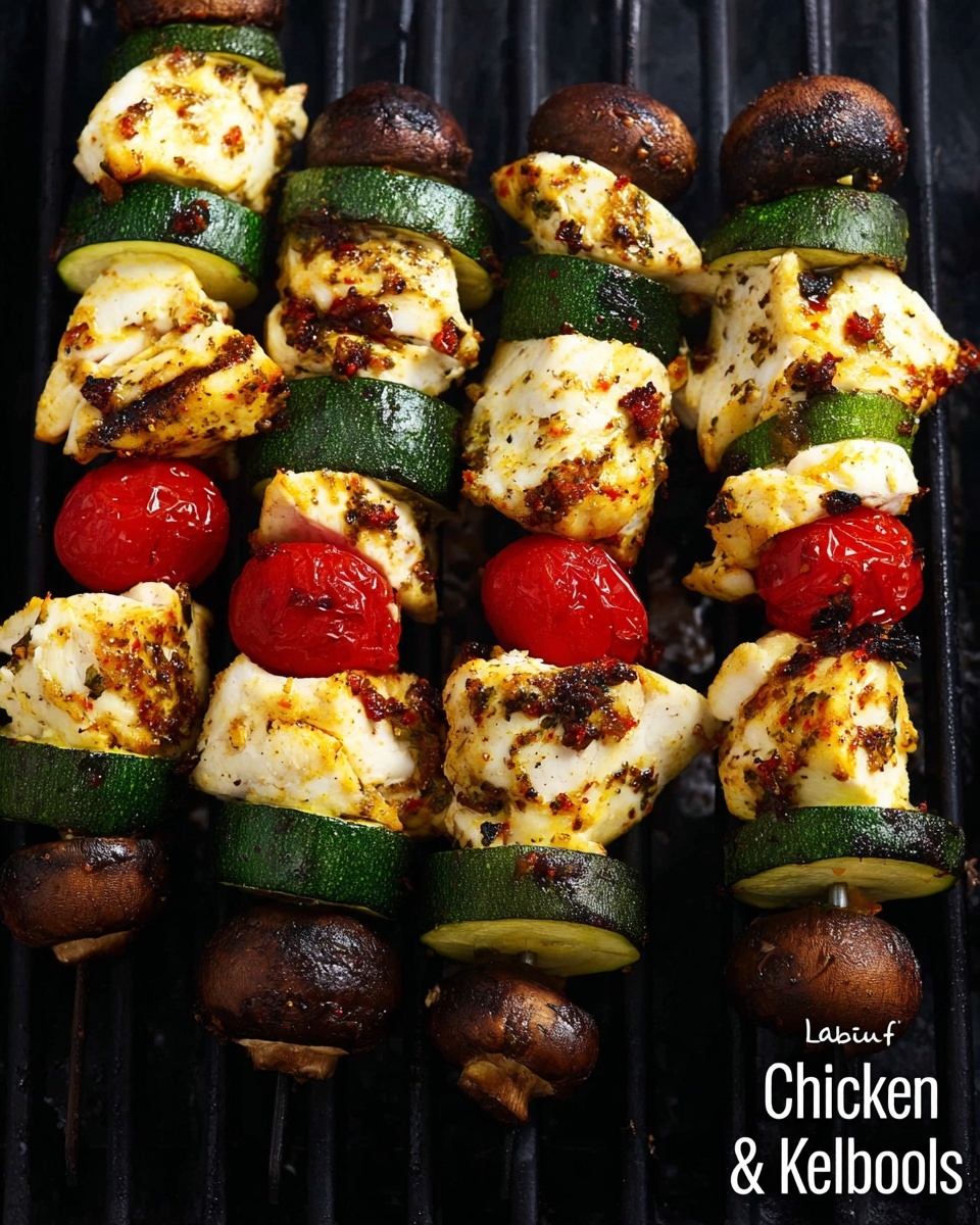Lemon Grilled Chicken Kabobs Recipe - Recipe Image