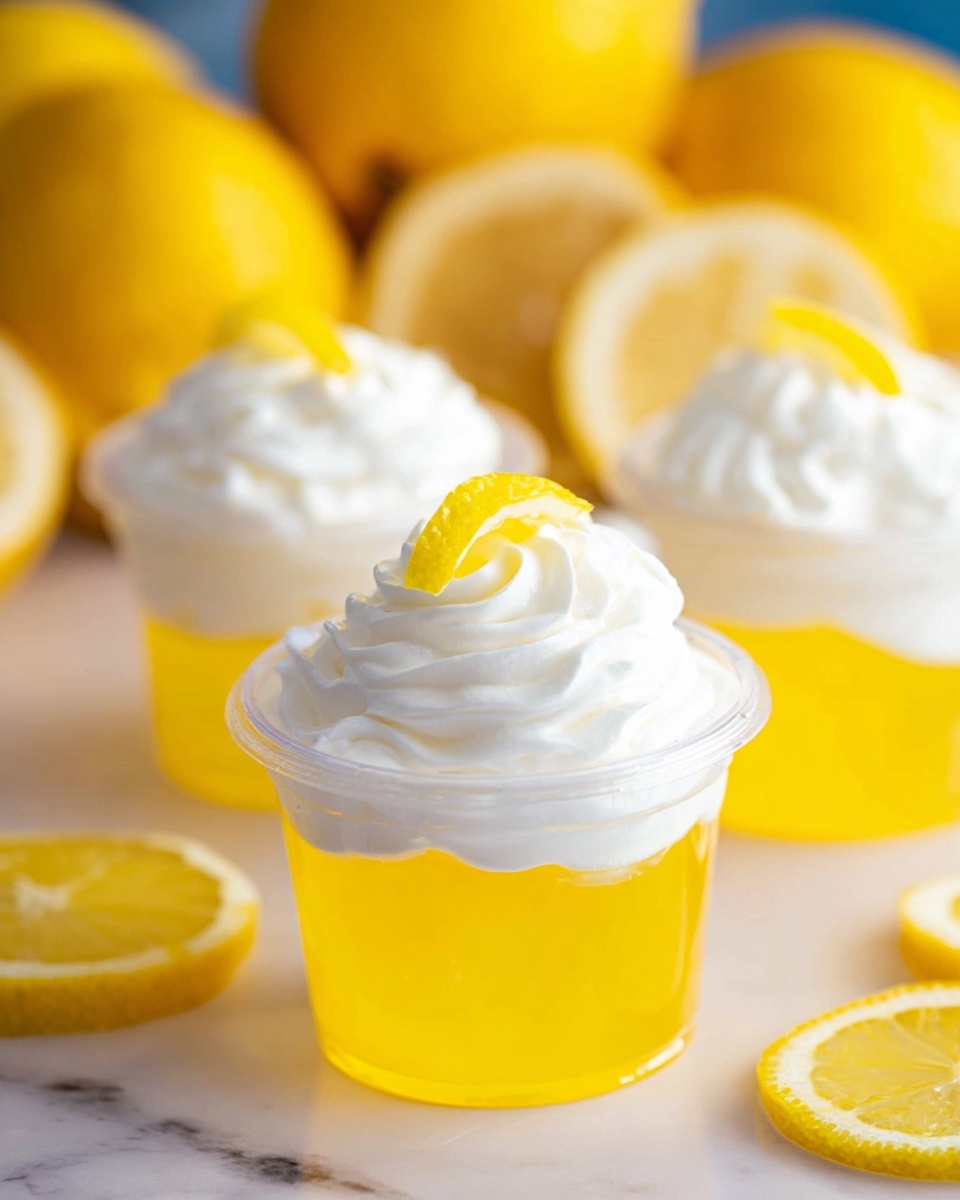 Lemon Drop Jello Shots Recipe - Recipe Image
