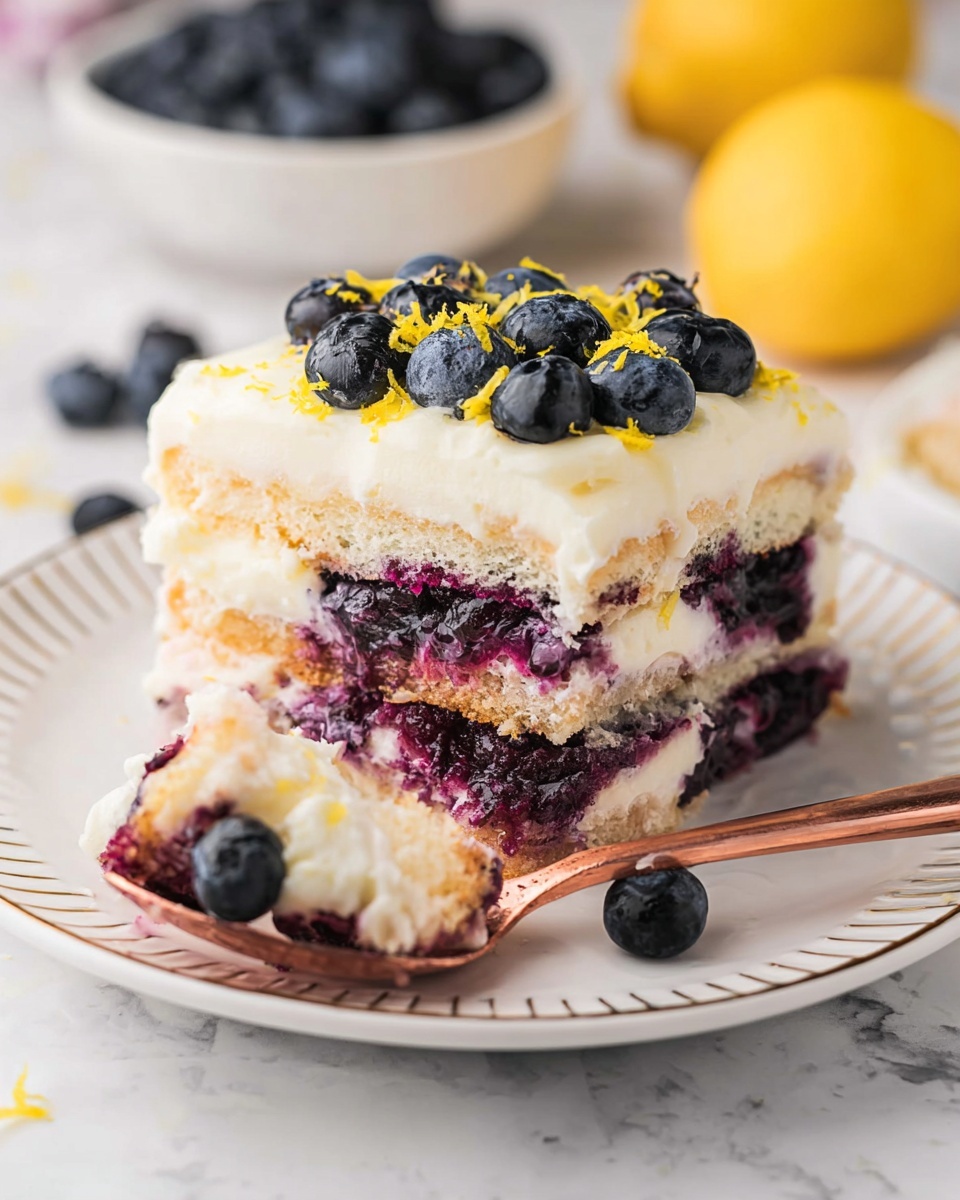 Lemon Blueberry Tiramisu Recipe - Recipe Image