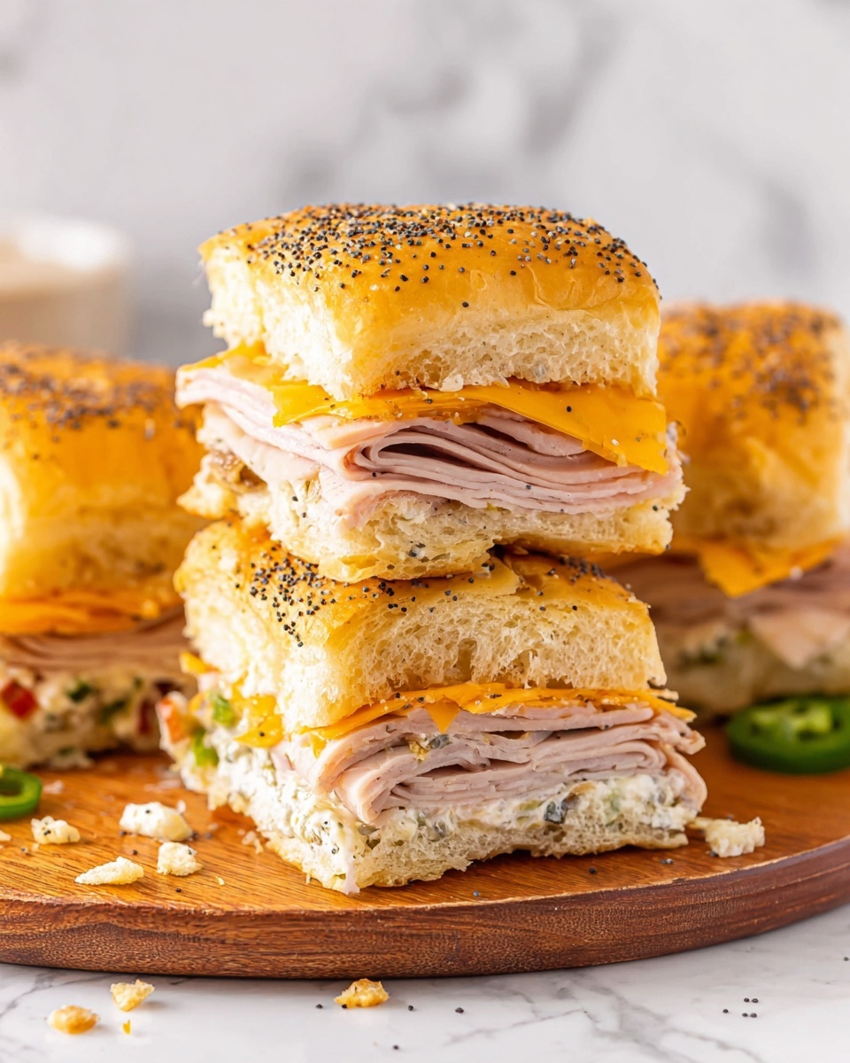 Jalapeno Popper Chicken Slider Sandwiches Recipe - Recipe Image