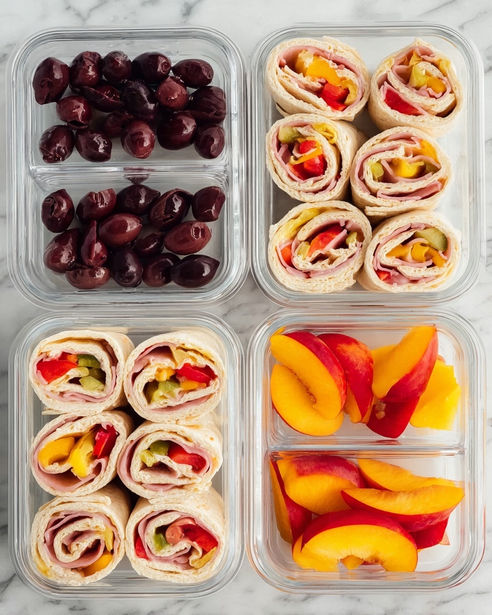 Italian Sub Roll-Ups Lunch Box Idea Recipe - Recipe Image