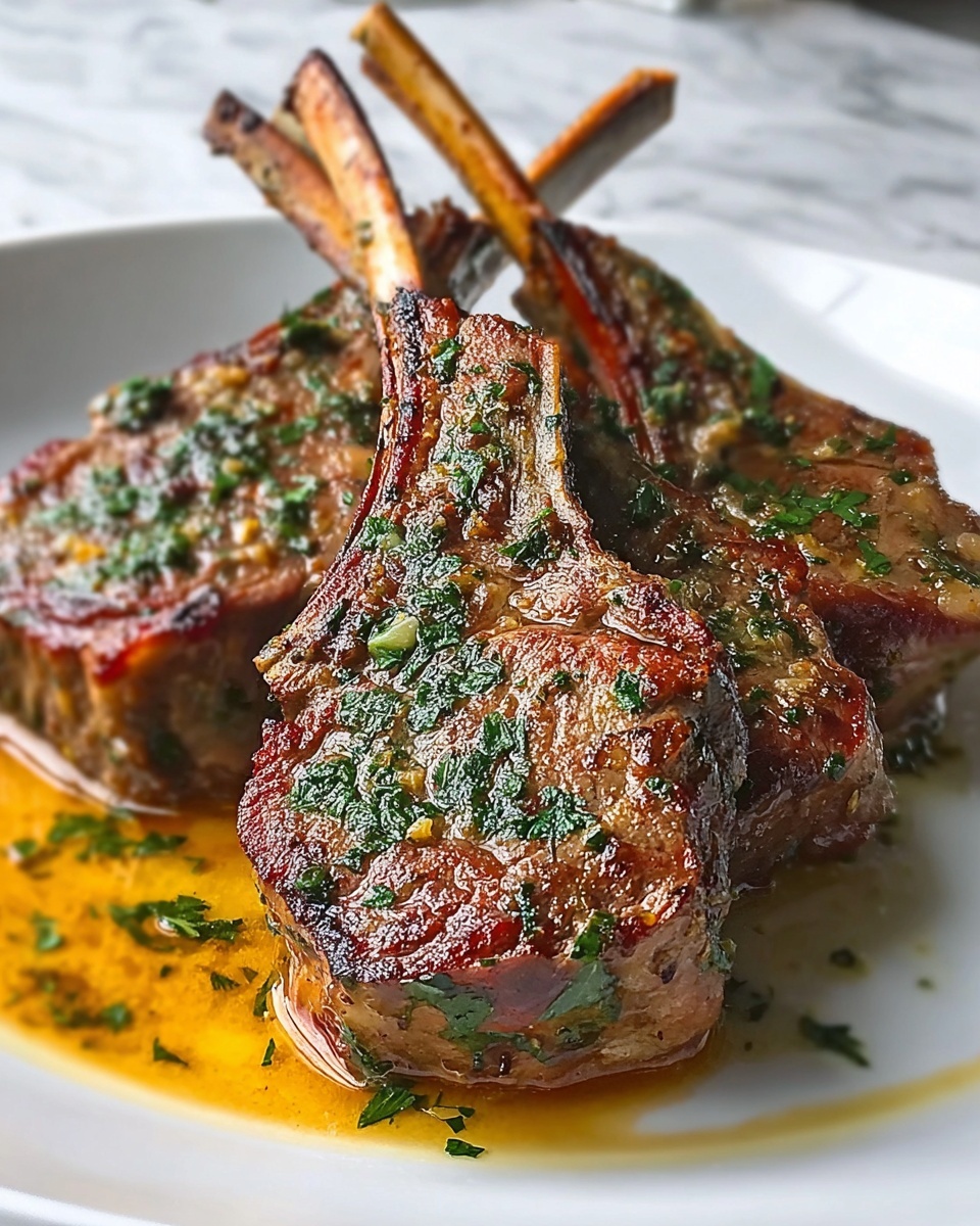 Savory Garlic Herb Lamb Chops for a Cozy Night In Recipe - Recipe Image