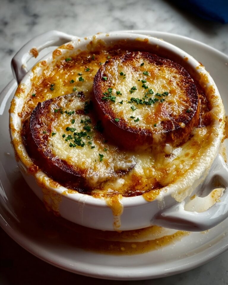 French Onion Soup with Gruyère Toast Recipe