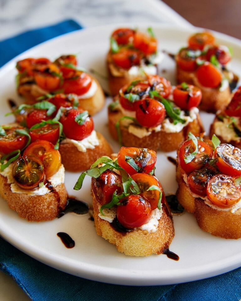 Tomato Goat Cheese Crostini Recipe