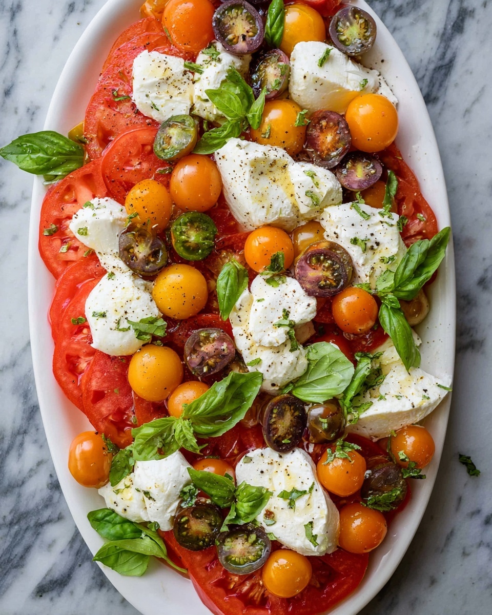 Tomato Burrata Salad Recipe - Recipe Image