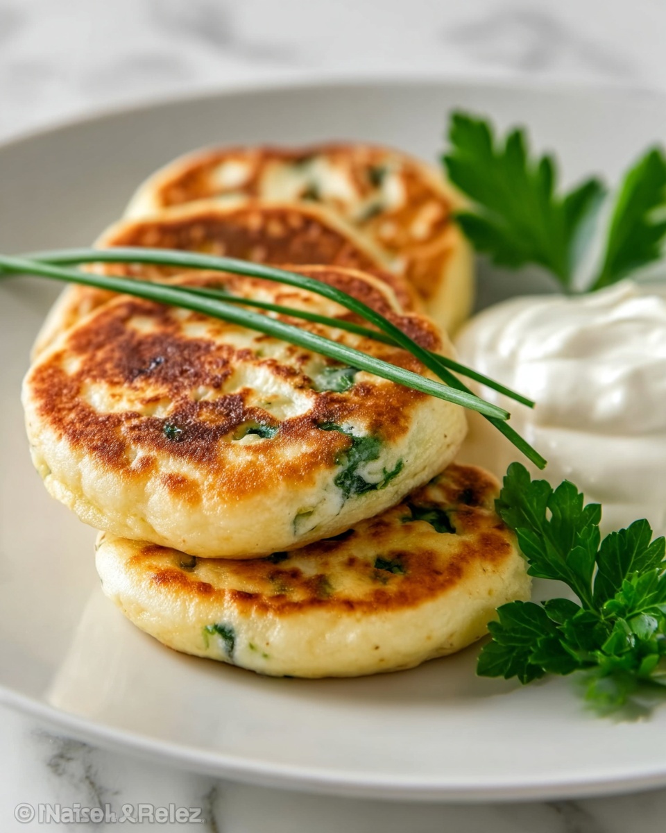 Parmesan Herb Potato Pancakes Recipe - Recipe Image