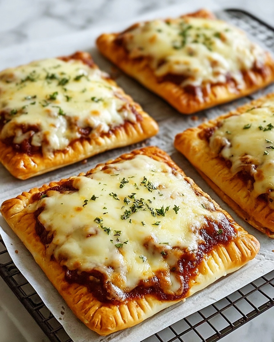Cheesy Pizza Pockets – The Ultimate Easy Snack or Meal Recipe - Recipe Image