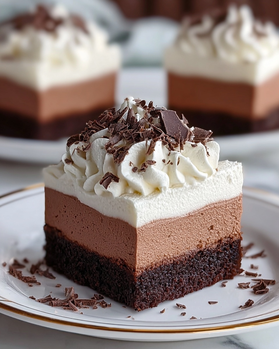 French Silk Brownies Recipe - Recipe Image
