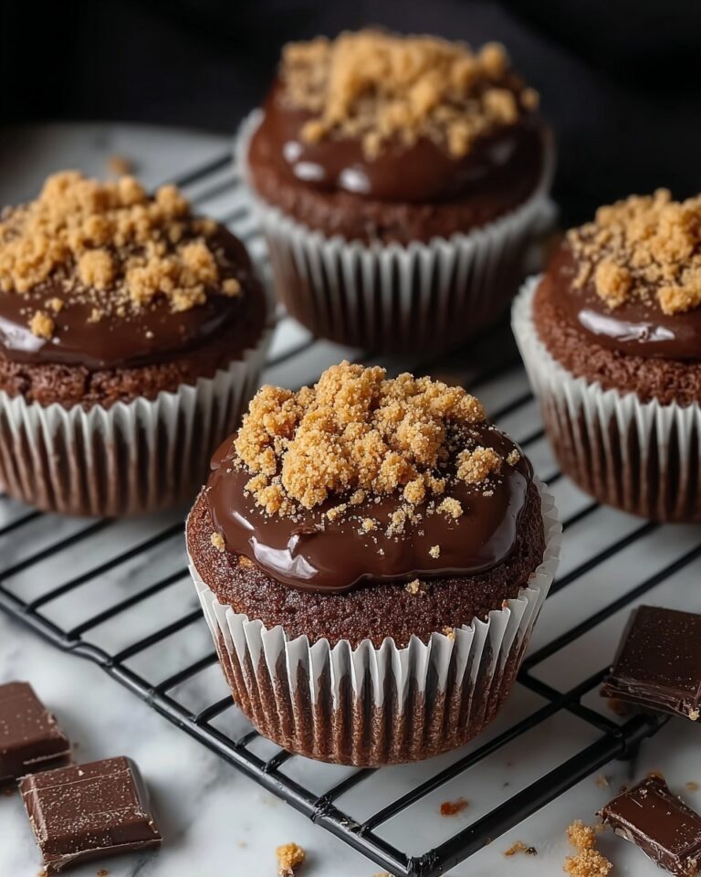 Irresistible Chocolate Coffee Toffee Crunch Muffins Recipe