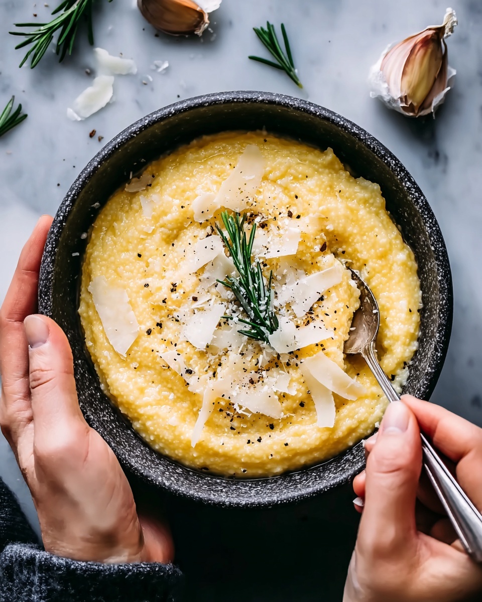 Creamy Parmesan Polenta Recipe - Recipe Image