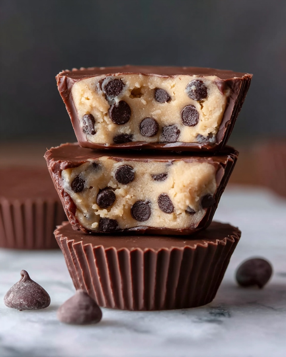 Chocolate Chip Cookie Dough Cups Recipe - Recipe Image