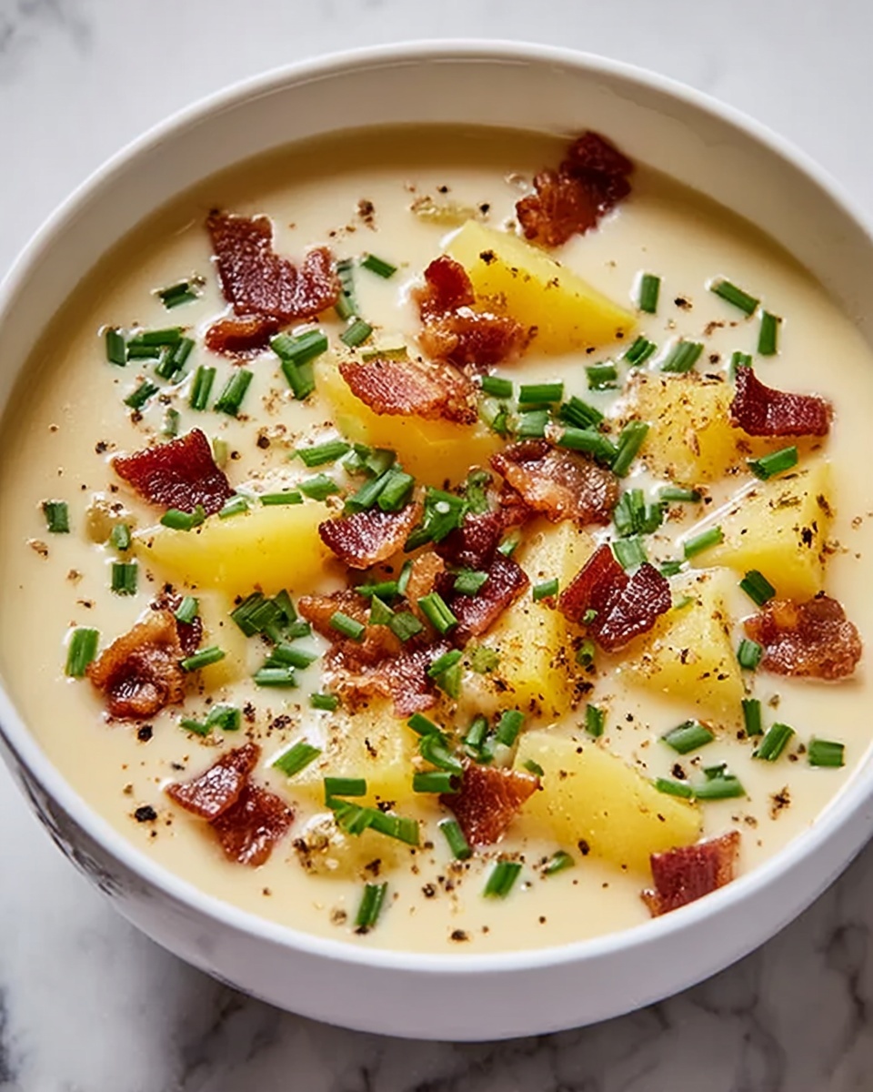 Copycat Loaded Baked Potato Soup Recipe - Recipe Image