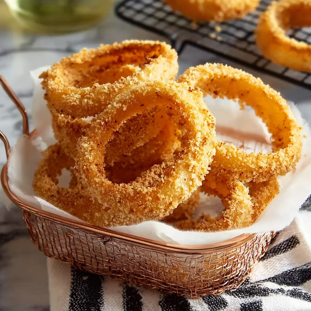 Crispy and Delicious Keto Onion Rings – Low-Carb Snacking Made Easy Recipe - Recipe Image