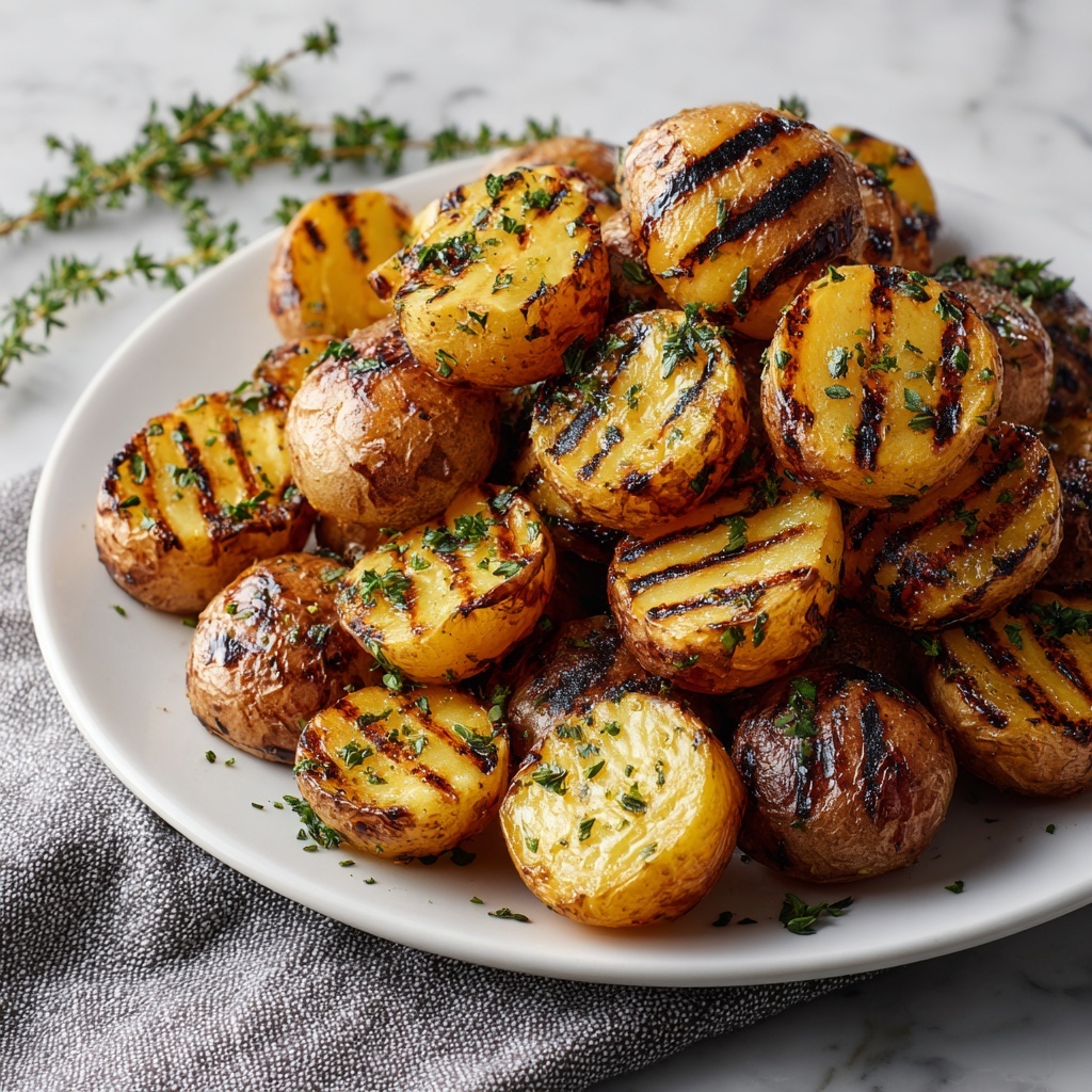 Crispy Grilled Potatoes with Smoky Flavor Recipe - Recipe Image