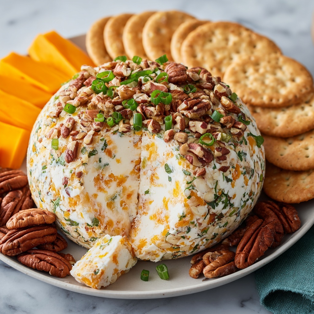 Classic Cheese Ball with a Pecan Crunch and a Twist Recipe - Recipe Image