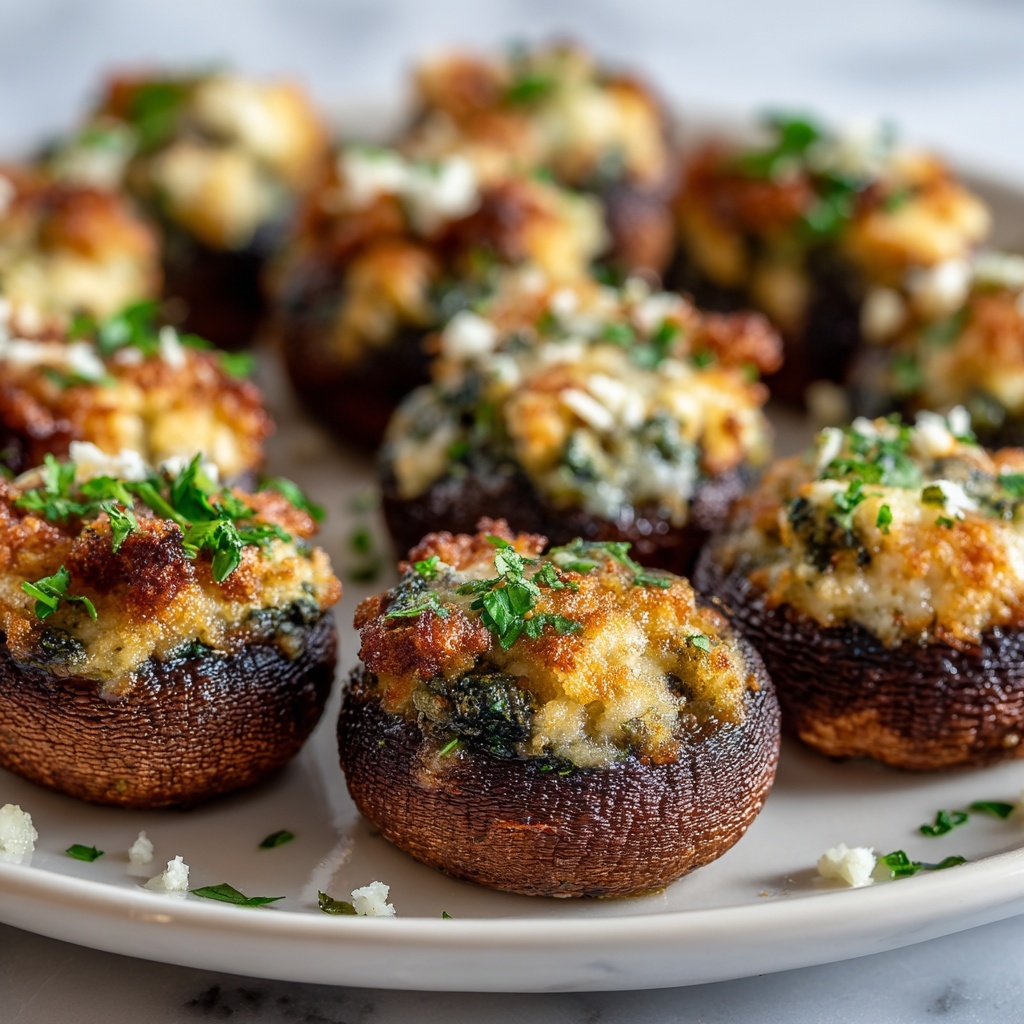 Sausage Stuffed Mushrooms Recipe - Recipe Image